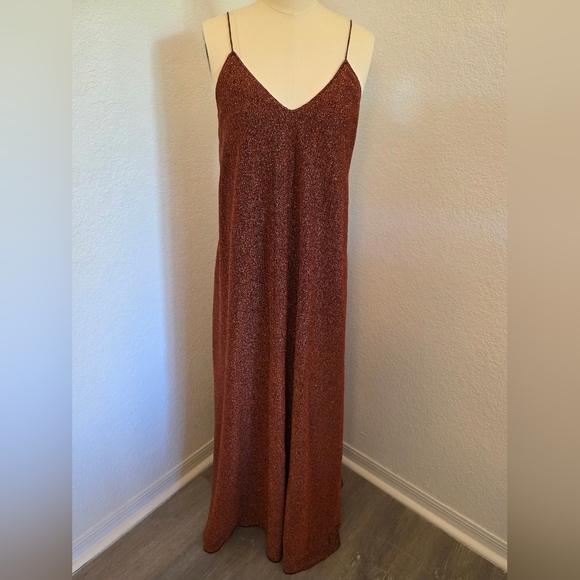 Elegant Brown Maxi Dress - Picture 7 of 15